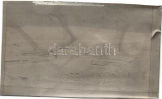 Vízaknafürdő, Bad Salzburg, Baia Ocna Sibiului; Nagy Zöld Sóstó + A képeslap eredeti fotopolimer kli...