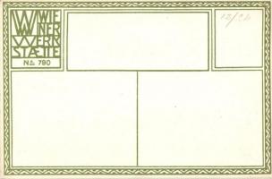 Easter. Wiener Werkstätte No. 790. unsigned Josef Divéky