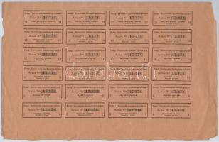 Franciaország / Párizs 1920. "Egyetemes Filmtársaság" részvénye 100Fr-ról, bélyegzéssel, k...