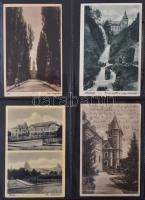 240 db-os régi magyar városképes lap gyűjtemény albumban / 240 pre-1945 Hungarian town-view postcard...