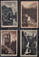 240 db-os régi magyar városképes lap gyűjtemény albumban / 240 pre-1945 Hungarian town-view postcard...