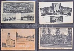 240 db-os régi magyar városképes lap gyűjtemény albumban / 240 pre-1945 Hungarian town-view postcard...