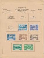 642 db nagyrészt különféle régi magyar levélzáró, adománybélyeg, tagdíjbélyeg, okmánybélyeg, városi ...