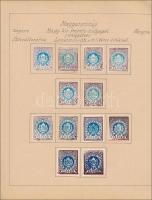 642 db nagyrészt különféle régi magyar levélzáró, adománybélyeg, tagdíjbélyeg, okmánybélyeg, városi ...