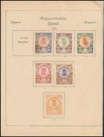 642 db nagyrészt különféle régi magyar levélzáró, adománybélyeg, tagdíjbélyeg, okmánybélyeg, városi ...