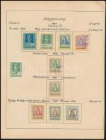 642 db nagyrészt különféle régi magyar levélzáró, adománybélyeg, tagdíjbélyeg, okmánybélyeg, városi ...