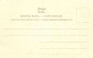 Belgrade - 19 db régi használatlan szerb jó minőségű érdekesebb lap / 19 pre-1945 unused Serbian pos...