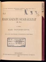 Harcászati szabályzat I-III. Bp., 1939. Stádium. A M. kir. Horthy Miklós honvéd repülő akadémia, Kas...