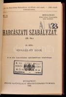 Harcászati szabályzat I-III. Bp., 1939. Stádium. A M. kir. Horthy Miklós honvéd repülő akadémia, Kas...