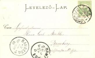 Felsőgalla (Tatabánya), Kőszénbánya, Bányairoda. Strausz Jakab kiadása