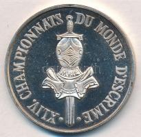 Lebó Ferenc (1960-) 1991. "XLIV. Championnats du Monde d'Escrime / Participants (XLIV. Vív...