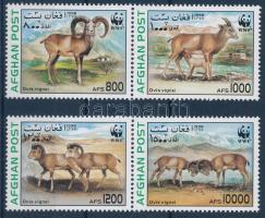 WWF: Urial sor 4 db FDC-n + párban WWF Urial set on 4 FDC + 2 pairs