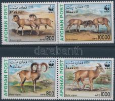 WWF Urial set 4 FDC + set in pairs WWF: Urial sor 4 db FDC-n + párban