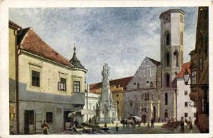 Budapest I. Koronázó főtemplom a helyreállítás előtt, kiadja a Műemlékek Országos Bizottsága, Serie III. s: Schickedanz