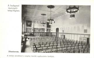 Budapest VIII. Tisztviselőtelep, M. kir. főgimnázium, belső képek - 14 db régi képeslap / 14 pre-194...