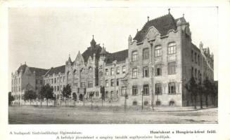 Budapest VIII. Tisztviselőtelep, M. kir. főgimnázium, belső képek - 14 db régi képeslap / 14 pre-194...