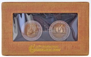 Thaiföld 2007. 10B bimetál "24. Universiade" (2x) eredeti díszdobozban T:2
Thailand 2007....