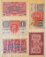 Vegyes 42db-os papírpénz gyűjtemény nagyrészt magyar és osztrák kiadású korona valamint kevés külföl...