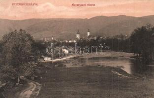 Besztercebánya, Banska Bystrica; Garamparti részlet / river (EK)