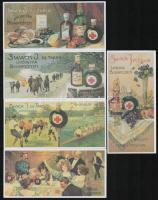 Zwack modern reprint számolócédulák, 12 db, 16x7,5 cm