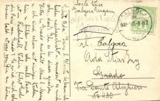 Galgóc, Hlohovec; Fő tér, templom, Szentháromság szobor, piac / main square, church, monument, marke...