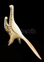 Jelzett fácán pár, kézzel festett, jelzett, hibátlan, m:12 cm, h:14 cm