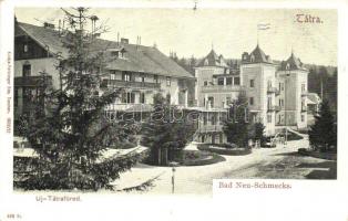 Újtátrafüred, Neu-Schmecks, Novy Smokovec; szállodák. Feitzinger Ede 488. 1902/12. / hotels