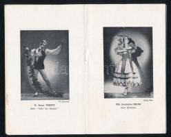 1939 Académia Nationale de Musique et de Danse, ismertető füzet művészek fotóival