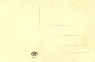 Liszt Ferenc. Erotikus optikai illúziós képeslap meztelen nőkkel / Optical Illusion, erotic nude lad...