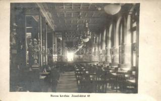 Budapest VIII. József körút 45. Baross kávéház. Mészöly kiadása (EK)