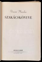 Vízvári Mariska szakácskönyve. Bp, 1957. Minerva.Kiadói félvászon kötésben,