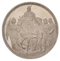 1896KB 5K Ag "Az ezeréves Magyarország emlékére" 1967-ben készült, U.P. jelzéssel (24,19g/...