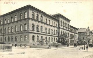 Budapest V. Markó utca 18-20. Kerületi áll. főreáliskola (EK)
