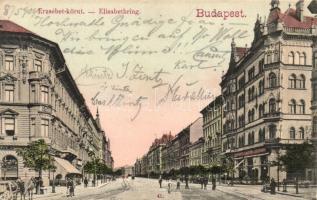 Budapest VII. Erzsébet körút, Zeneiskola, kávéház, sör és borcsarnok (EK)