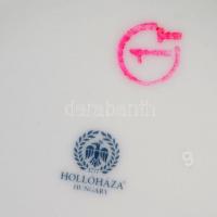 Hollóházi Erika mintás váza matricás, jelzett, hibátlan, eredeti dobozában, m: 24,5 cm