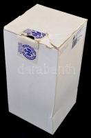 Hollóházi Erika mintás váza matricás, jelzett, hibátlan, eredeti dobozában, m: 24,5 cm