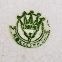 3 db porcelán falitányér és dísztányér, kézzel festettek, jelzettek (Zsolnay, Hollóházi Szakmáry) eg...