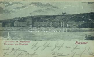 1899 Budapest II. Szent Lukács és Császár fürdő (EK)