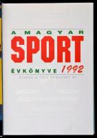 A magyar sport évkönyve 1992. Bp., 1992, Trio Budapest Kiadó. Kartonált papírkötésben, jó állapotban