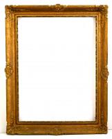 Blondel képkeret, kis hibával, belső: 60,5×80,5 cm, külső: 75×95 cm