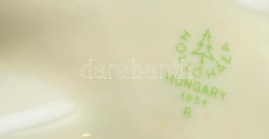 Hollóházi Gödöllő címeres kulacs, matricás, jelzett, hibátlan, dugó nélkül, m:21 cm