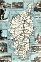 27 db modern térképes motívumlap / 27 modern map motive cards