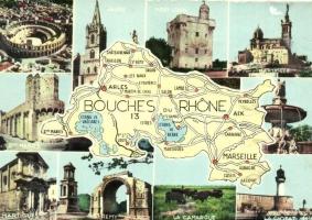 27 db modern térképes motívumlap / 27 modern map motive cards