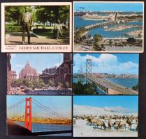 103 db modern külföldi képeslap a tengerentúlról, Amerikai Egyesült Államok és Kanada / 103 modern American and Canadian postcards