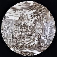 England teás készlet, levonóképes, néhányon hajszál repedéssel, jelzett