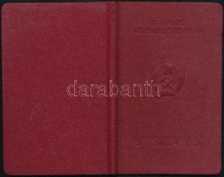 1956 Augusztusi keletű fényképes magyar útlevél jugoszláv vízummal