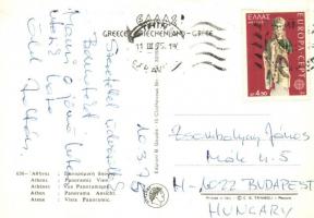 13 db modern különböző Europa Cept bélyeges képeslap / 13 modern Europa Cept stamps on postcards