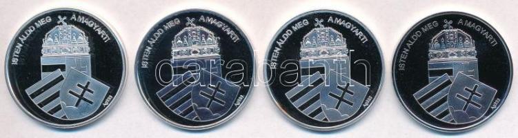 DN "Nemzetünk Nagyjai" 4db klf Ag emlékérem , "Bethlen István", "Kőrösi Cso...