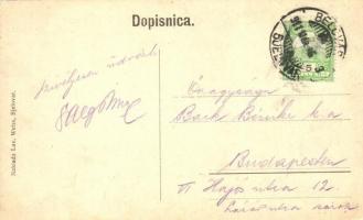 Belovár, Bjelovar; Zágrábi utca / street view / Strassenbild