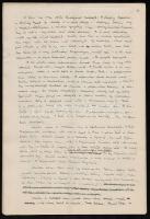 Vaszary János (1899-1963) Megálmodtalak c. film expozéjának kézirata végig magyar nyelven. Összesen ...